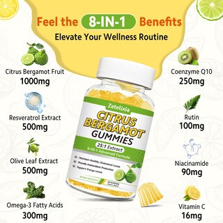 Foto 2 | Foto 2 | Suplemento Nutricional Zetelixia Citrus Bergamot Gomies 60 Unidades - Venta Internacional.