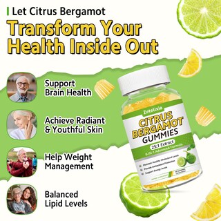 Foto 4 | Foto 4 | Suplemento Nutricional Zetelixia Citrus Bergamot Gomies 60 Unidades - Venta Internacional.
