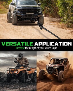 Foto 7 | Foto 7 | Cable Extensor Para Cabrestante Daydoor 15 M X 9 Mm Sintético 26.500 Libras - Venta Internacional.