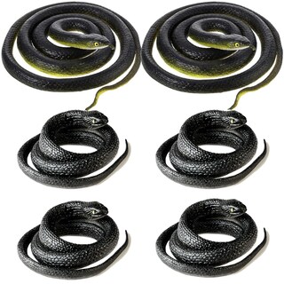 Foto 1 | Foto 1 | Accesorios De Jardín De Plástico Falsos De Rubber Snakes Beselley Realistas - Venta Internacional.