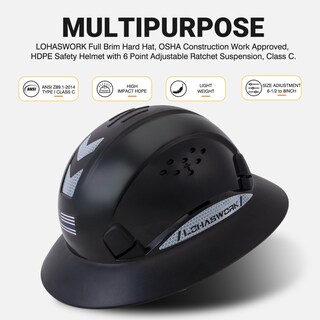 Foto 2 | Foto 2 | Hard Hat Lohaswork Construcción De Ala Completa Aprobado Por La Osha - Venta Internacional.