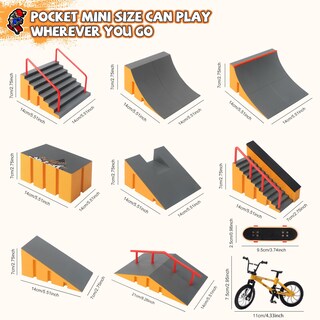 Foto 3 | Foto 3 | Kit De Skate Finger Rngodo 14 En 1 Con Diapasones - Venta Internacional.