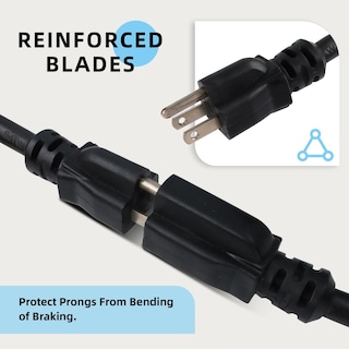 Foto 3 | Foto 3 | Cable De Extensión Para Exteriores Ep 12 Pies 12/3 Sjtw Heavy Duty Negro - Venta Internacional.