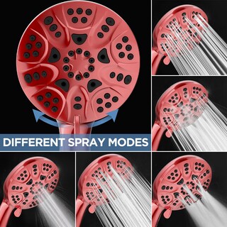 Foto 3 | Foto 3 | Cabezal De Ducha Hopopro De 6 Modos De Alta Presión Con Manguera De 150 Cm - Venta Internacional.