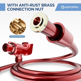 Foto 6 | Foto 6 | Cabezal De Ducha Hopopro De 6 Modos De Alta Presión Con Manguera De 150 Cm - Venta Internacional.