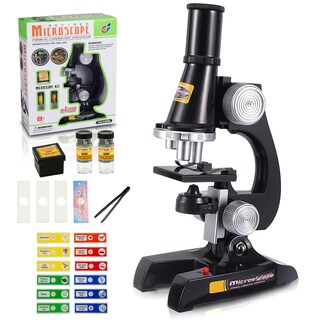 Foto 1 | Foto 1 | Microscopio Para Principiantes Little World De Science Kits 100x-1200x - Venta Internacional.