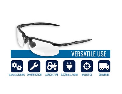 Foto 3 | Foto 3 | Gafas De Seguridad Bullhead Safety Swordfish Bifocales 1.5 Dioptrías - Venta Internacional.