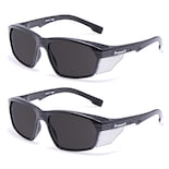 Gafas De Seguridad Protectx Voyager Color Ahumado Antivaho Paquete De 2 - Venta Internacional.