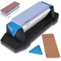 Piedra Afiladora De Cuchillos Wanttik De Grano 400/1000/5000 Con Accesorios - Venta Internacional.