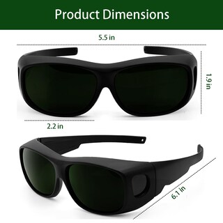 Foto 6 | Foto 6 | Gafas De Seguridad Para Soldadura Ladyponycsc Ir 5.0 Con Lente Antiarañazos - Venta Internacional.