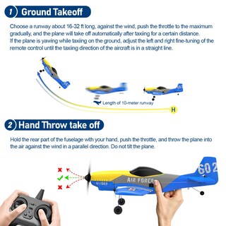 Foto 6 | Foto 6 | Avión Rc Toileum P-51d De 3 Canales 2 4 Ghz Con 2 Baterías - Venta Internacional.