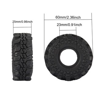 Foto 3 | Foto 3 | Neumáticos Djcrawler Super Soft Sticky De 60 X 25 Mm Para Coche Rc 1/18 1/24 - Venta Internacional.