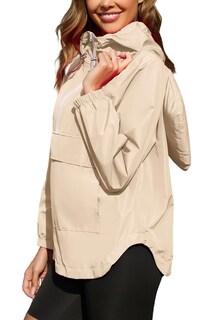 Foto 6 | Foto 6 | Chubasquero Pension Para Mujer Impermeable Y Ligero Color Caqui - Venta Internacional.