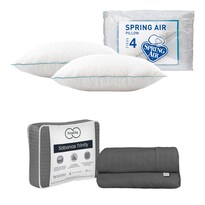 Sábanas Trinity Color Gris Oxford Matrimonial + 2 Almohadas Osos