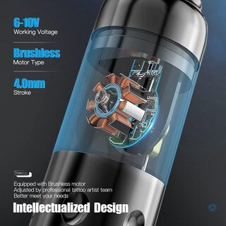 Foto 2 | Foto 2 | Kit De Pistola De Tatuaje Mast Tattoo Sensor De Mástil Kit De Pistola De Tatuaje Inalámbrico - Venta Internacional.