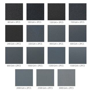 Foto 2 | Foto 2 | Papel De Lija Lotfancy Grano 80 A 3000 30 Hojas 9 X 11 Pulgadas - Venta Internacional.