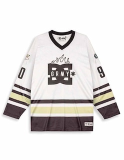 Foto 1 | Foto 1 | Camiseta Caballero Dc Shoes X Grimey The Swarm Blanco Ghj764