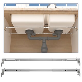 Foto 1 | Foto 1 | Soportes Para Fregadero Bajo Encimera Snowtaros De Acero Inoxidable (paquete De 2) - Venta Internacional.