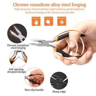 Foto 3 | Foto 3 | Juego De Alicates Soonan Cortadores De Cables De Acero Al Carbono 5 Piezas - Venta Internacional.