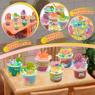 Foto 3 | Foto 3 | Minijuguete De Comida Para Hacer Postres Helados En Miniatura Para Niños Mayores De 8 Años - Venta Internacional.