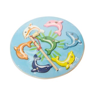 Foto 1 | Foto 1 | Game Fishing Montessori Didactic Miraculous Round Wood - Venta Internacional.