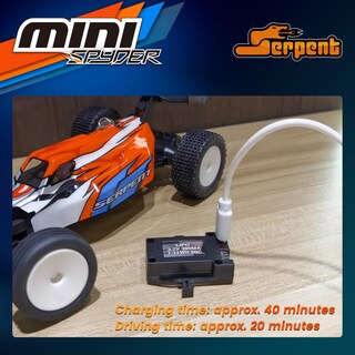 Foto 3 | Foto 3 | Rc Car Serpent 1:24 Mini Con Batería Gyro Rtr 2 Off-road De 2 4 Ghz - Venta Internacional.