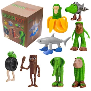 Foto 1 | Foto 1 | Juego De Figuras Coleccionables Italianas Brainrot De Toy Figures De 2 5 A 3 5 Pulgadas - Venta Internacional.