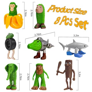 Foto 2 | Foto 2 | Juego De Figuras Coleccionables Italianas Brainrot De Toy Figures De 2 5 A 3 5 Pulgadas - Venta Internacional.