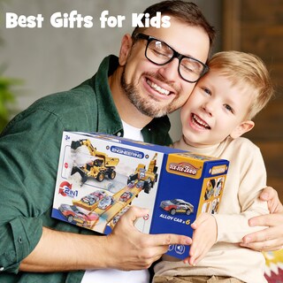 Foto 7 | Foto 7 | Camión De Juguete De Construcción Con Lanzador De Pista De Carreras Almacenamiento 2 En 1 - Venta Internacional.