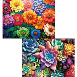 Foto 1 | Foto 1 | Puzzle Najiaxiaowu De 300 Piezas Con Flores Y Suculentas Para Adultos - Venta Internacional.