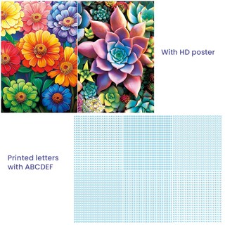 Foto 6 | Foto 6 | Puzzle Najiaxiaowu De 300 Piezas Con Flores Y Suculentas Para Adultos - Venta Internacional.