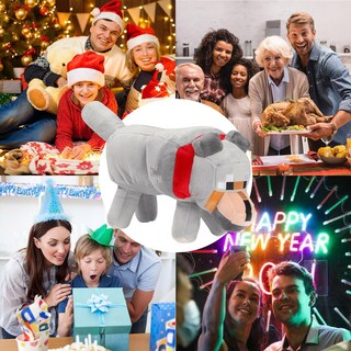 Foto 5 | Foto 5 | Peluche Hcobtroe 3 Muñecas Con Personajes Lobo 13 7 Cm Gato Negro 9 Cm Zorro 7 Cm - Venta Internacional.