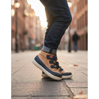 Foto 2 | Foto 2 | Bota Ninos 5302 Cafe Marino Para Niño Antiderrapante Cafe