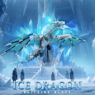 Foto 2 | Foto 2 | Set De Construcción Qfj Ideas Ice Dragon Con 1019 Piezas Para 8 A 16 Años - Venta Internacional.