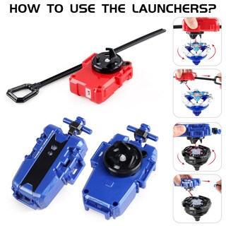 Foto 4 | Foto 4 | Set De Juego Battling Top Burst Launcher Con 10 Tapas Y 3 Lanzadores - Venta Internacional.