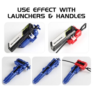 Foto 5 | Foto 5 | Set De Juego Battling Top Burst Launcher Con 10 Tapas Y 3 Lanzadores - Venta Internacional.