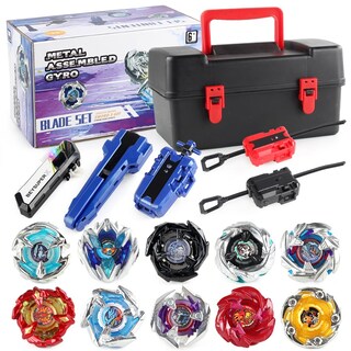 Foto 6 | Foto 6 | Set De Juego Battling Top Burst Launcher Con 10 Tapas Y 3 Lanzadores - Venta Internacional.
