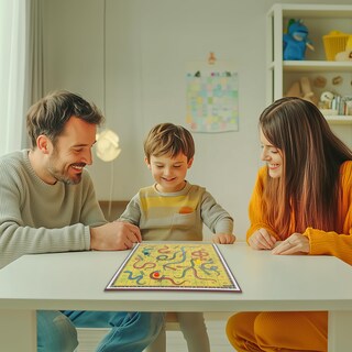 Foto 5 | Foto 5 | Juego De Mesa Yurozac Classic Snakes And Ladders Para Niños Mayores De 3 Años - Venta Internacional.