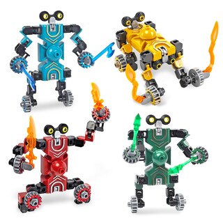 Foto 1 | Foto 1 | Robot Transformable Fidget Spinner De Juguete Chilvil Para Niños X4 - Venta Internacional.