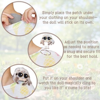 Foto 5 | Foto 5 | Muñeca De Juguete Con Imán De Hombro De Araña De Peluche Para Niños Y Coleccionistas - Venta Internacional.