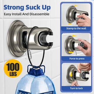 Foto 4 | Foto 4 | Soporte Para Cabezal De Ducha Aquaroyal Con Ventosa Montado En La Pared - Venta Internacional.