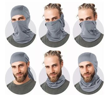 Foto 5 | Foto 5 | Pasamontañas Lab.g Militar Táctico Bandana Gris