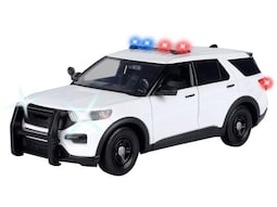 Coche Fundido A Presión Motormax 2022 Explorer Police A Escala 1/24 - Venta Internacional.