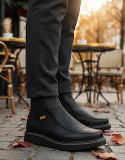 Foto 7 | Foto 7 | Botín New Trs 3820 Piel Acabado Manta Antiderrapante