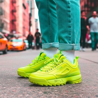 Foto 7 | Foto 7 | Tenis Fila Disruptor Ii Premium - 5xm01763700 - Verde Volt - Mujer Verde Lima