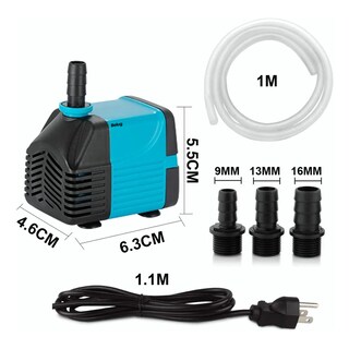 Foto 2 | Foto 2 | Bomba De Agua Belug Sumergible Fuente Pecera Acuario 1.2 M 650l/h Azul