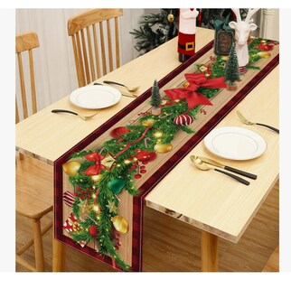 Foto 4 | Foto 4 | Camino de Mesa de Navidad Dorado