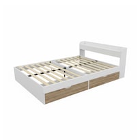 Base Cama Matrimonial Relan Nórdica 2 Cajones 136x210x30 Cm