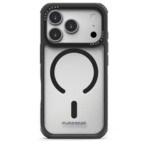 Funda Case Puregear Dualtek Clear Para Iphone 17 Pro Transp Negro