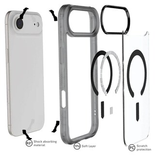 Foto 3 | Foto 3 | Funda Case Ghostek Covert Mag Para Iphone 17 Air Humo Matte